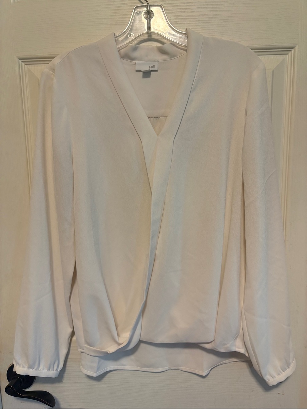 Off White Crossover Blouse  size medium